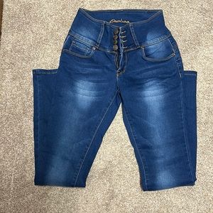 Bamboo Jeans, size 5, dark blue